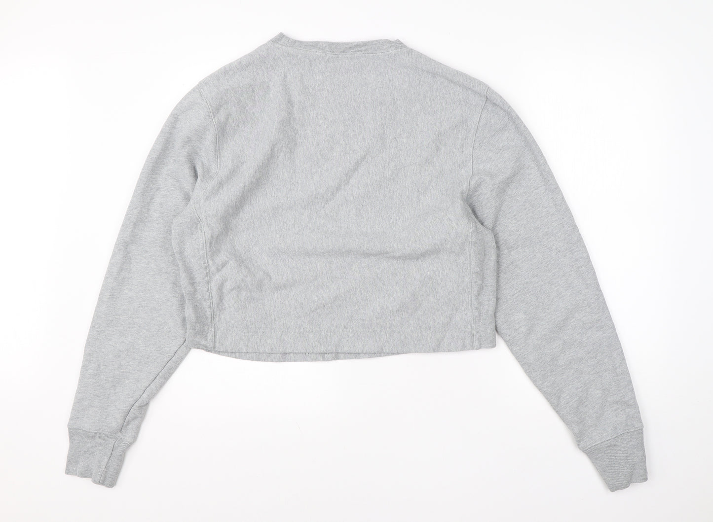 Victoria's Secret Womens Grey  Cotton Pullover Sweatshirt Size M