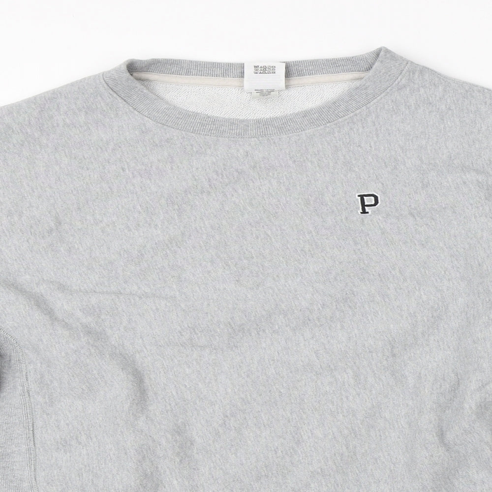 Victoria's Secret Womens Grey  Cotton Pullover Sweatshirt Size M