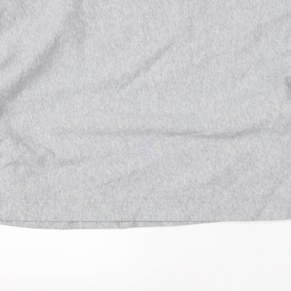 Victoria's Secret Womens Grey  Cotton Pullover Sweatshirt Size M