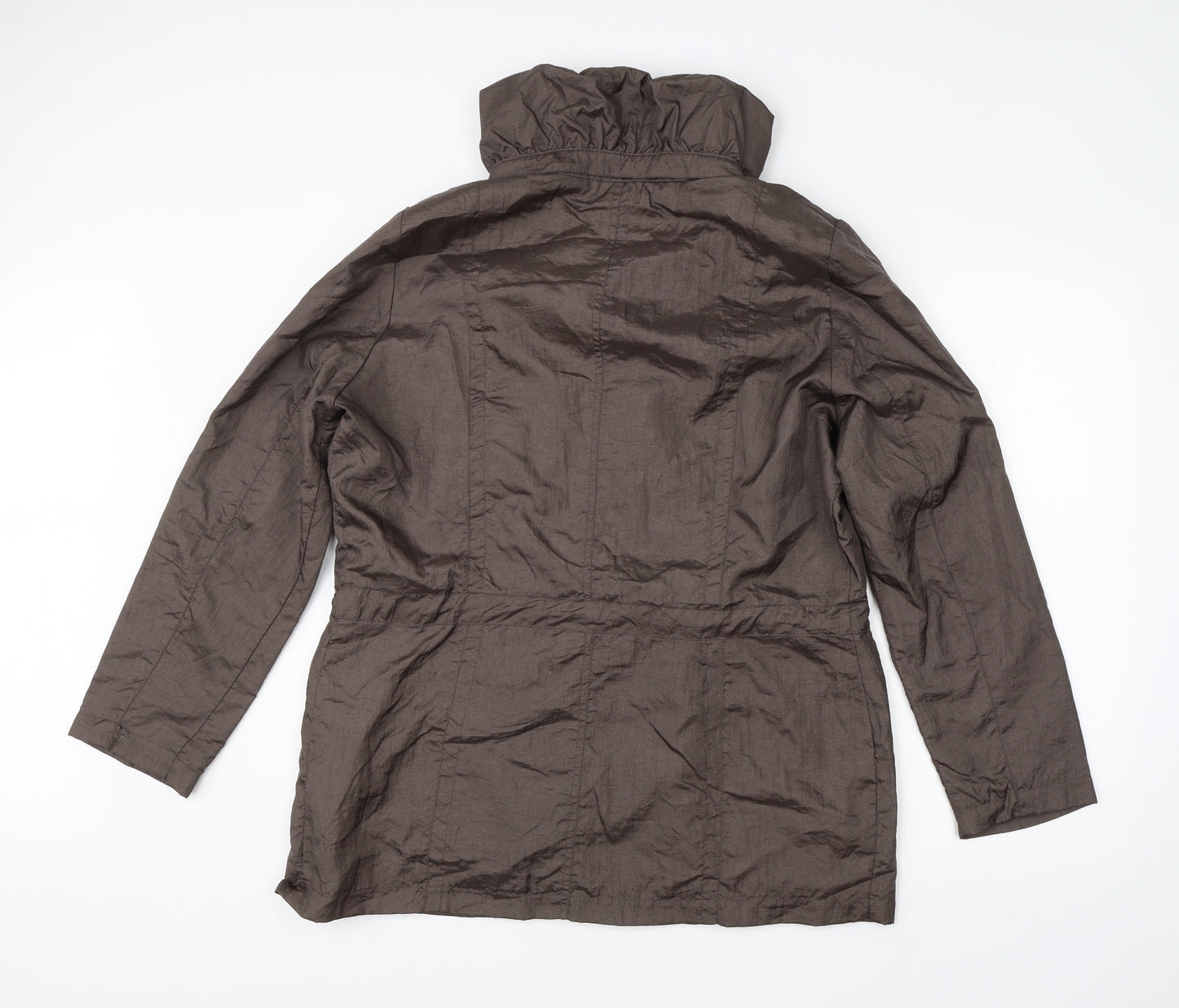 BM Womens Brown   Overcoat Coat Size 16