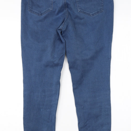 TU Womens Blue  Cotton Jegging Jeans Size 16 L27 in Regular