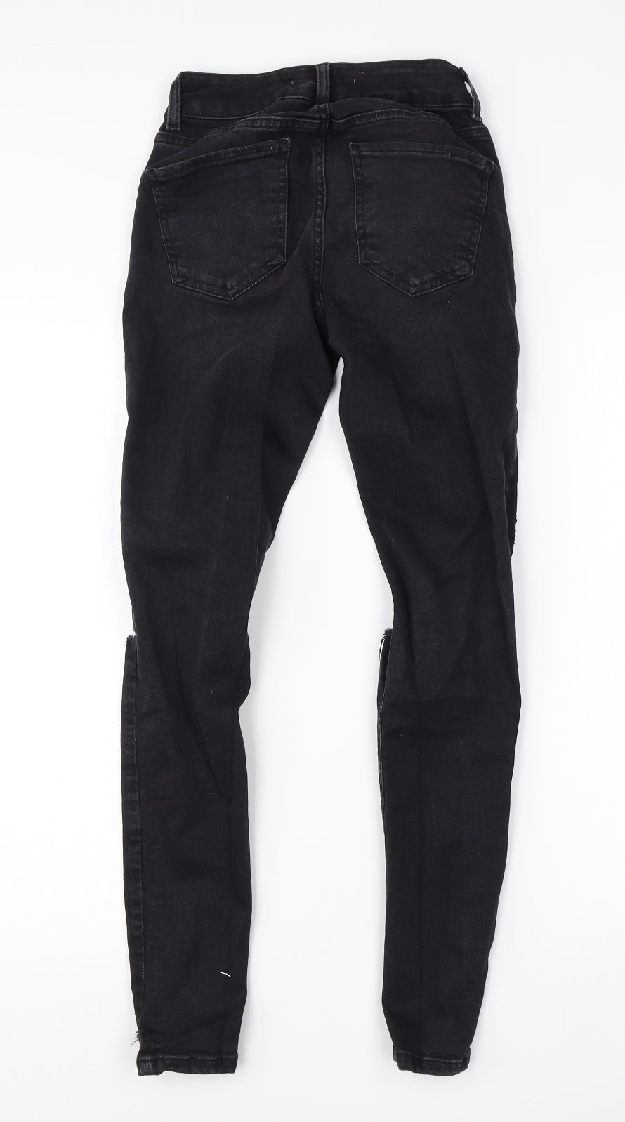 Denim Co Womens Black  Cotton Skinny Jeans Size 4 L25 in Regular