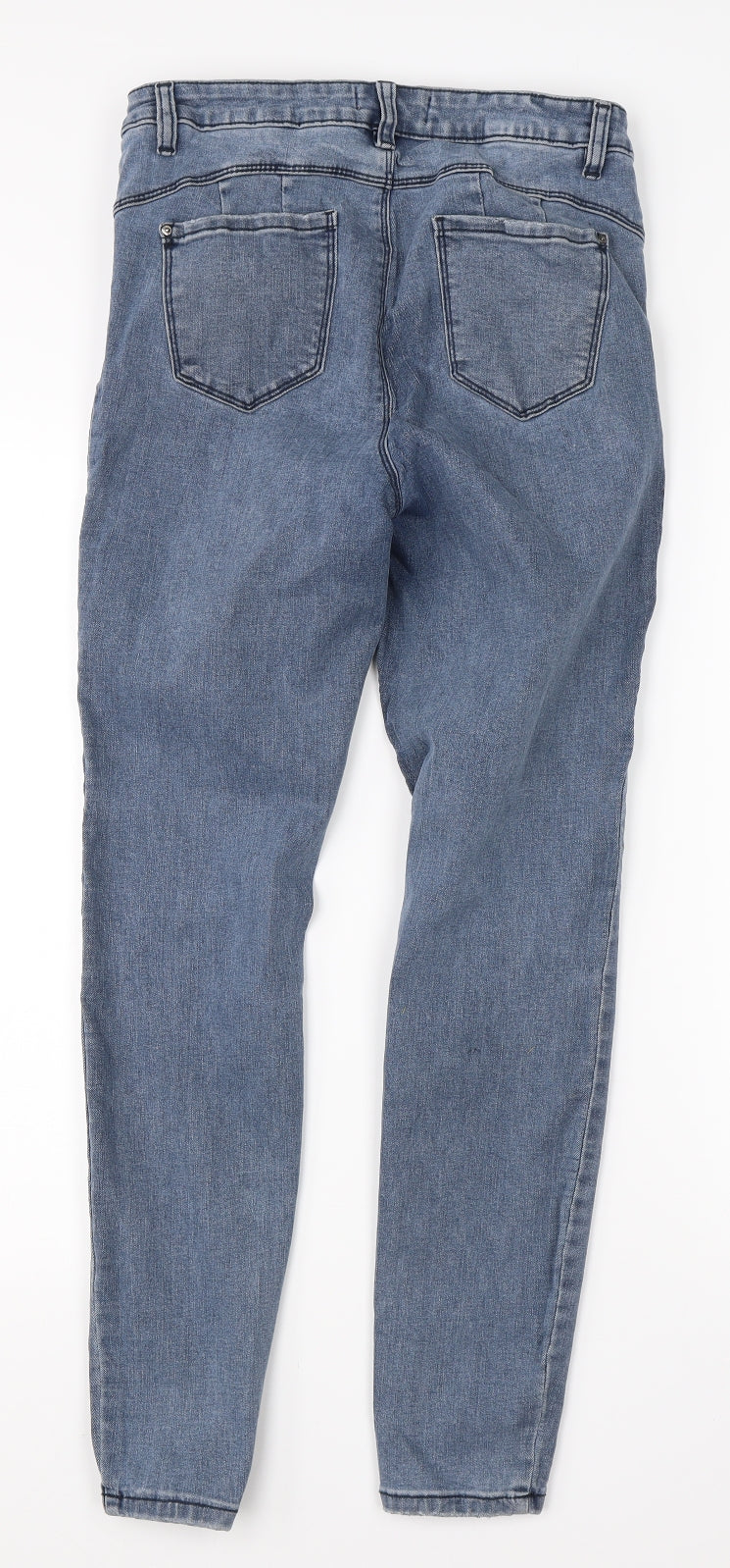 Denim Co Womens Blue  Cotton Skinny Jeans Size 12 L26 in Regular