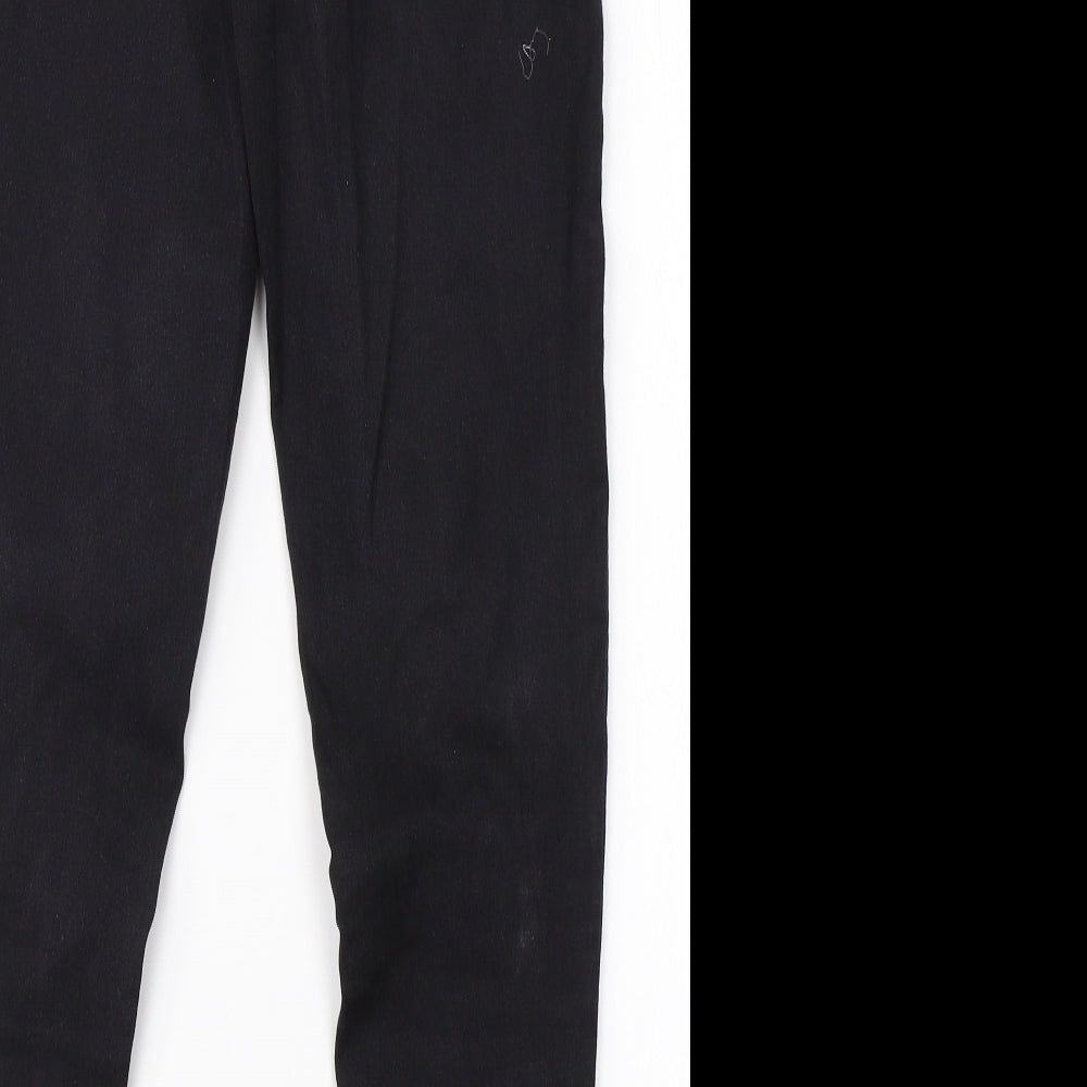 F&F Womens Black  Cotton Skinny Jeans Size 10 L28 in Regular