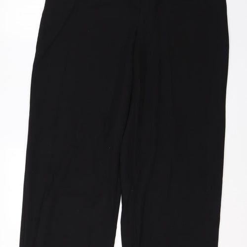 NEXT Womens Black  Viscose Dress Pants Trousers Size 16 L26 in Regular