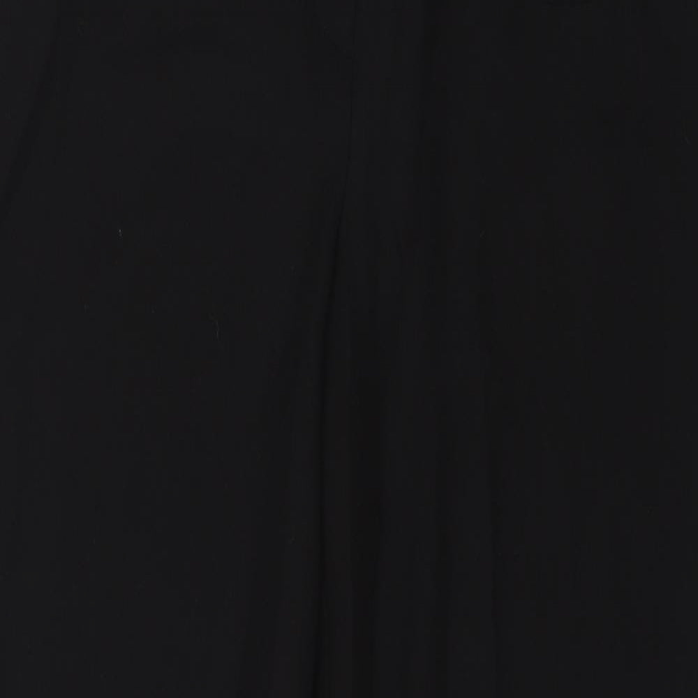 NEXT Womens Black  Viscose Dress Pants Trousers Size 16 L26 in Regular