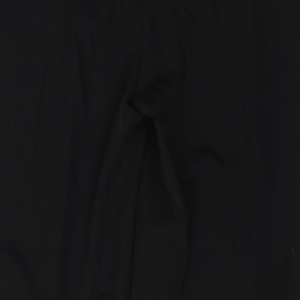 NEXT Womens Black  Viscose Dress Pants Trousers Size 16 L26 in Regular