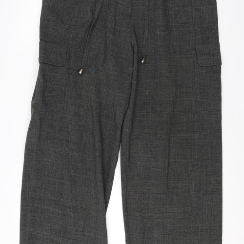 Agenda Womens Grey  Polyester Dress Pants Trousers Size 18 L28 in Regular