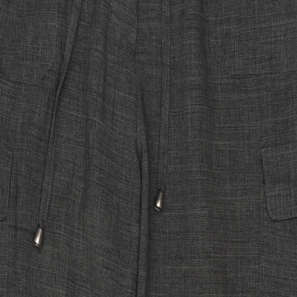 Agenda Womens Grey  Polyester Dress Pants Trousers Size 18 L28 in Regular