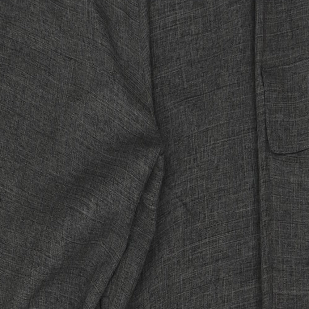 Agenda Womens Grey  Polyester Dress Pants Trousers Size 18 L28 in Regular