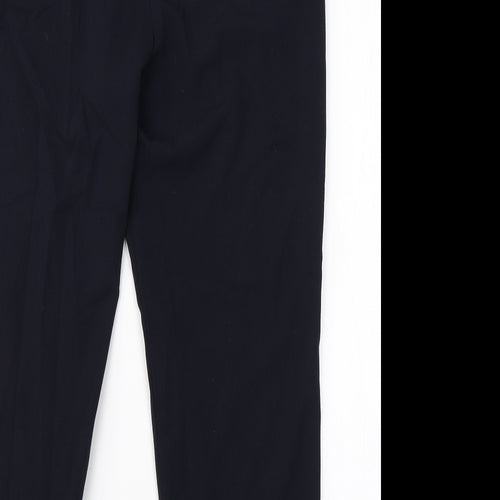 Isle Womens Blue  Viscose Dress Pants Trousers Size 16 L24 in Regular