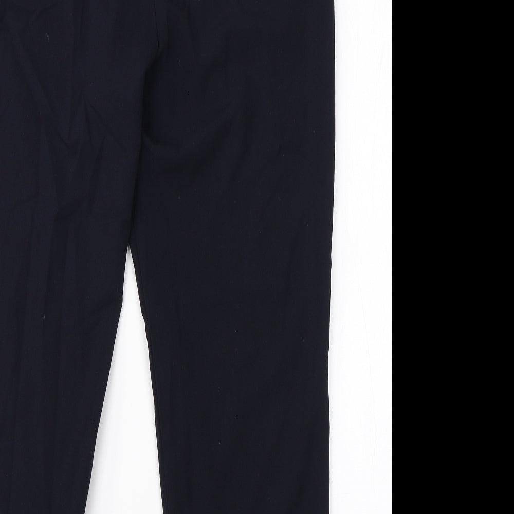 Isle Womens Blue  Viscose Dress Pants Trousers Size 16 L24 in Regular