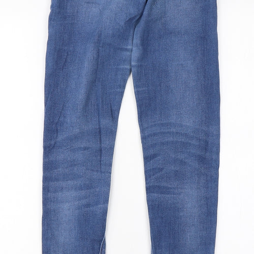 Preworn Womens Blue  Cotton Skinny Jeans Size XS L29 in Regular