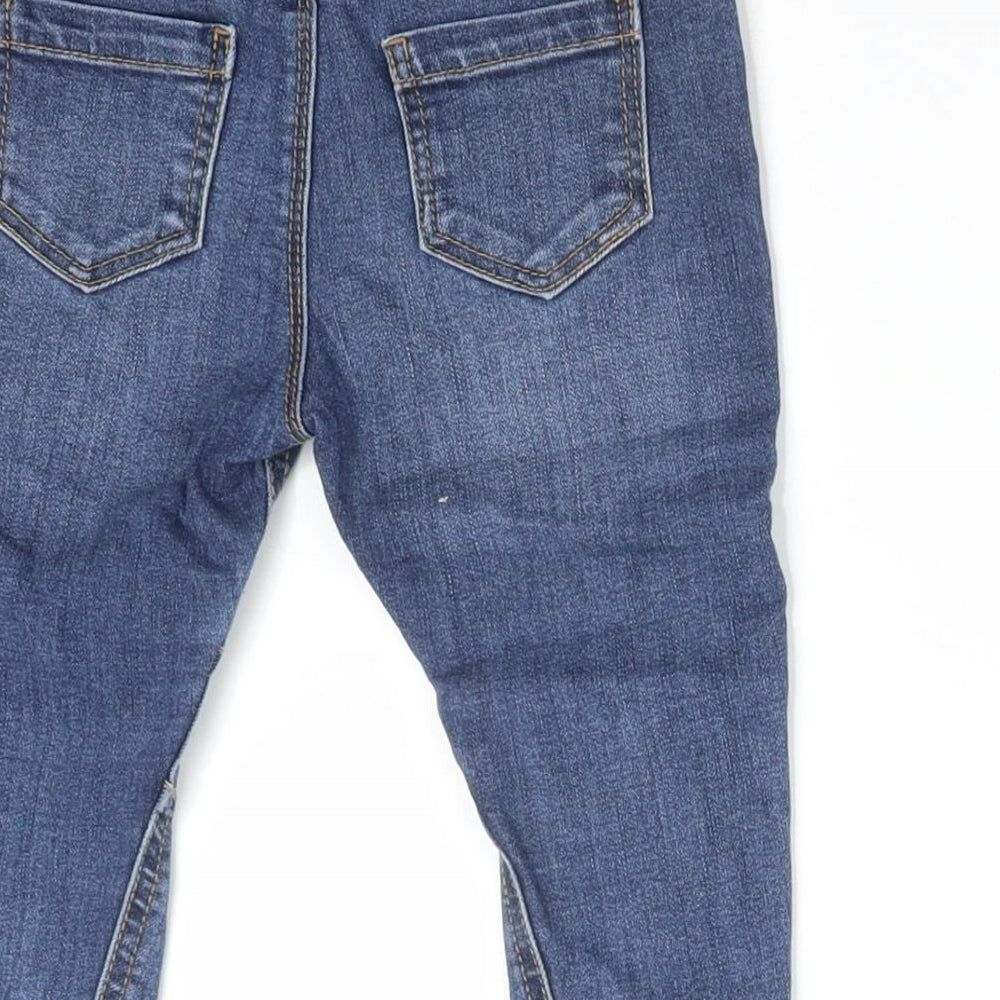 George Boys Blue  Cotton  Jeans Size 12-18 Months