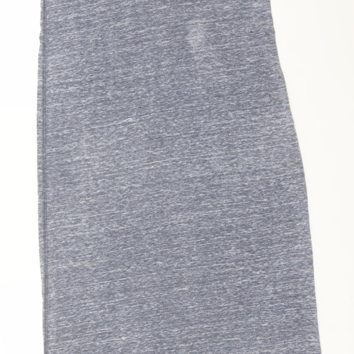 Brave Soul Womens Blue  Cotton Pencil Dress  Size S  Round Neck