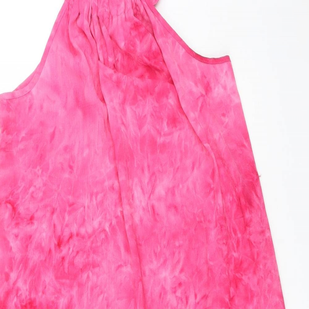 George Womens Pink  Polyester A-Line  Size 10  Halter