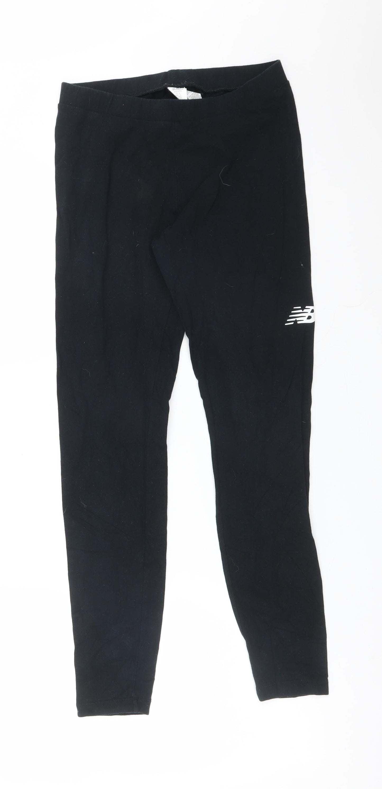 New Balance Womens Black  Cotton  Leggings Size M L29 in