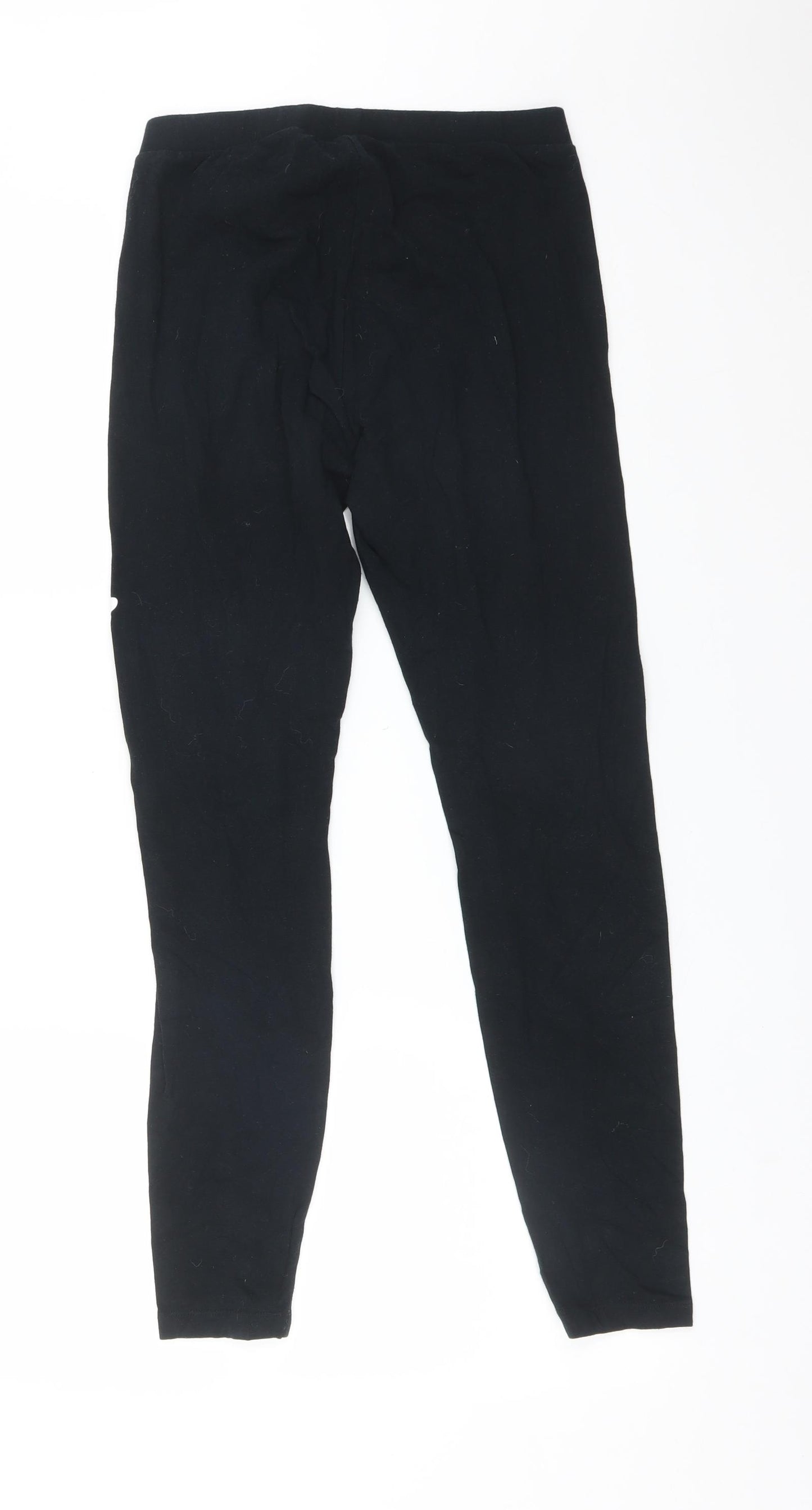 New Balance Womens Black  Cotton  Leggings Size M L29 in