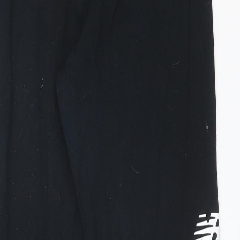 New Balance Womens Black  Cotton  Leggings Size M L29 in