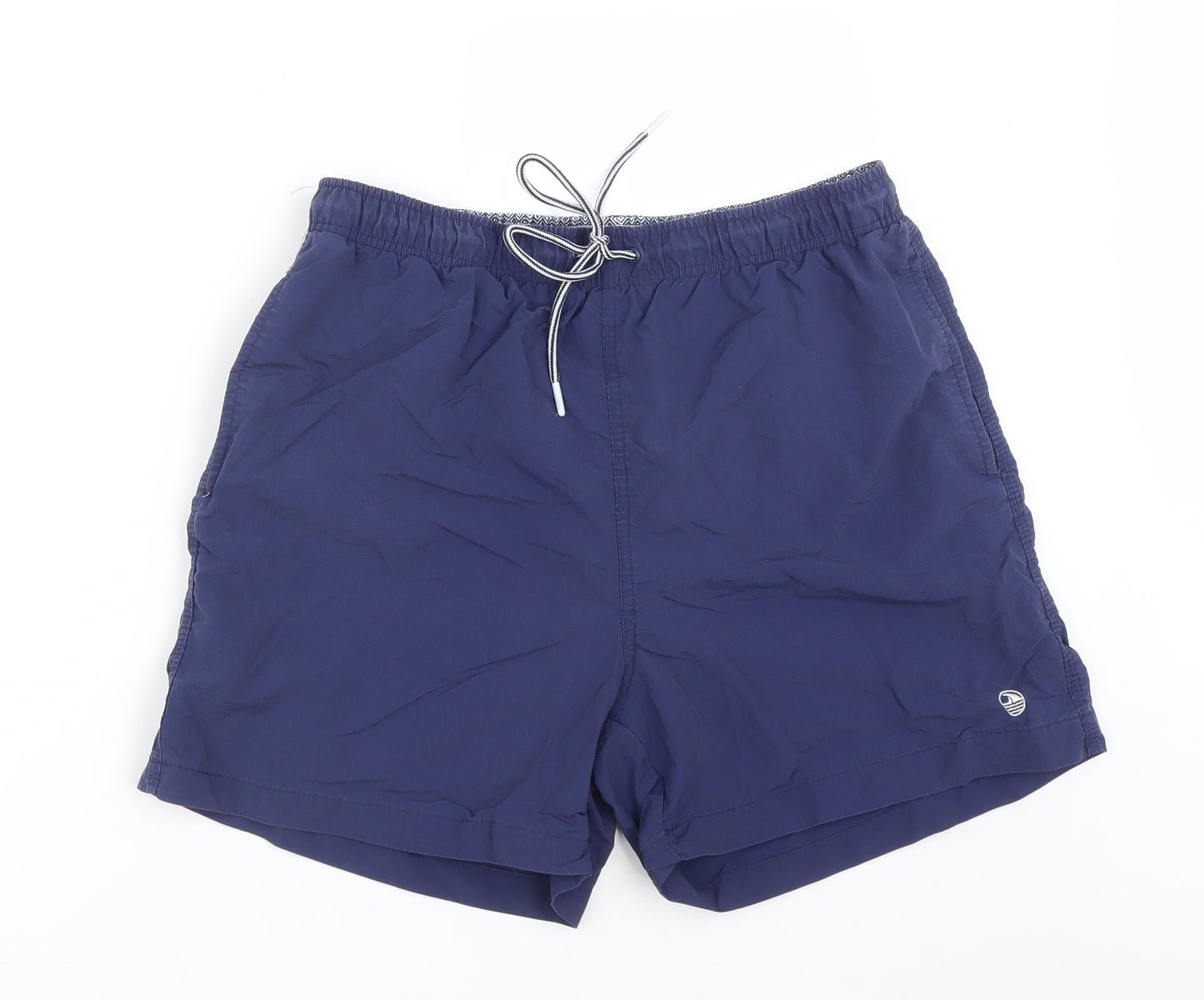 F&F Mens Blue  Nylon Bermuda Shorts Size L  Regular