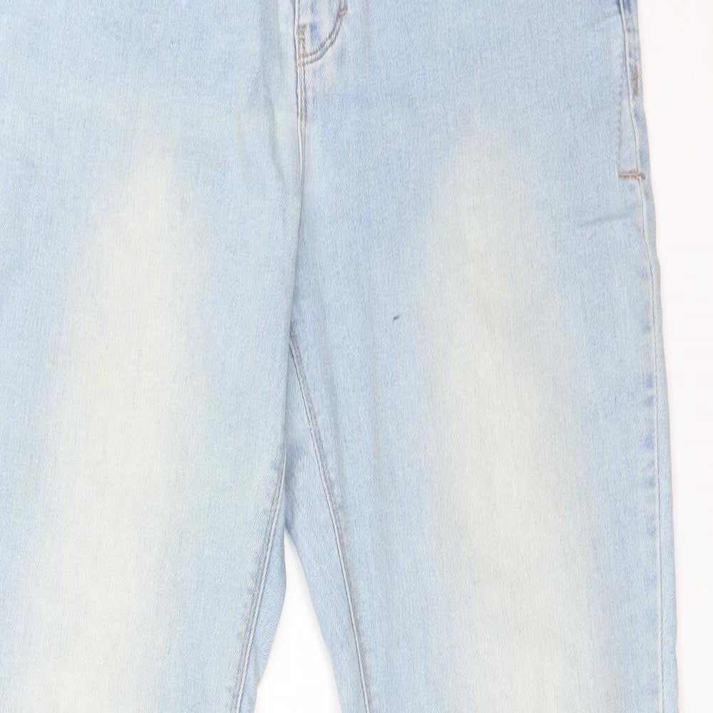 George Womens Blue  Cotton Skinny Jeans Size 12 L30 in Regular