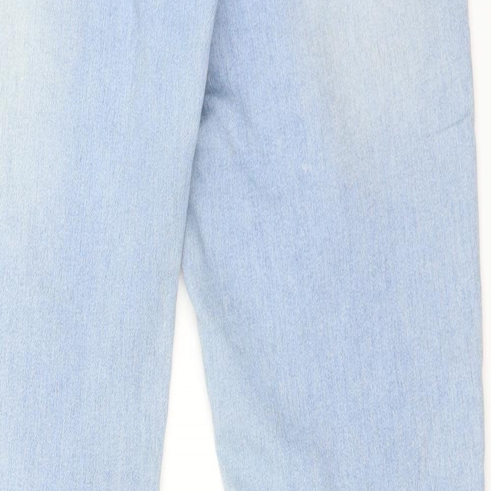 George Womens Blue  Cotton Skinny Jeans Size 12 L30 in Regular