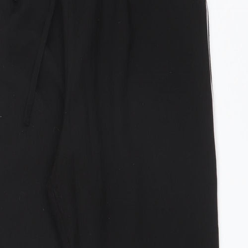 INTUITION Womens Black  Polyester Jogger Trousers Size 12 L29 in Regular