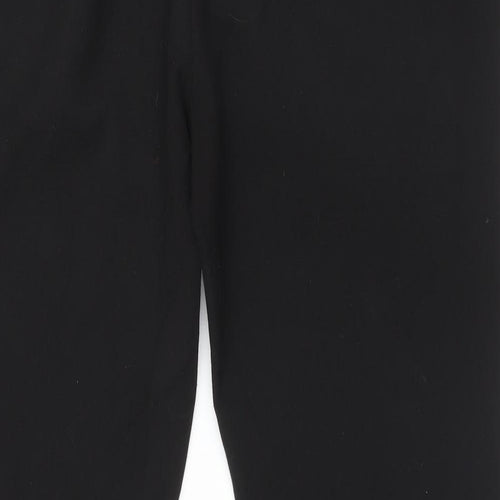 INTUITION Womens Black  Polyester Jogger Trousers Size 12 L29 in Regular