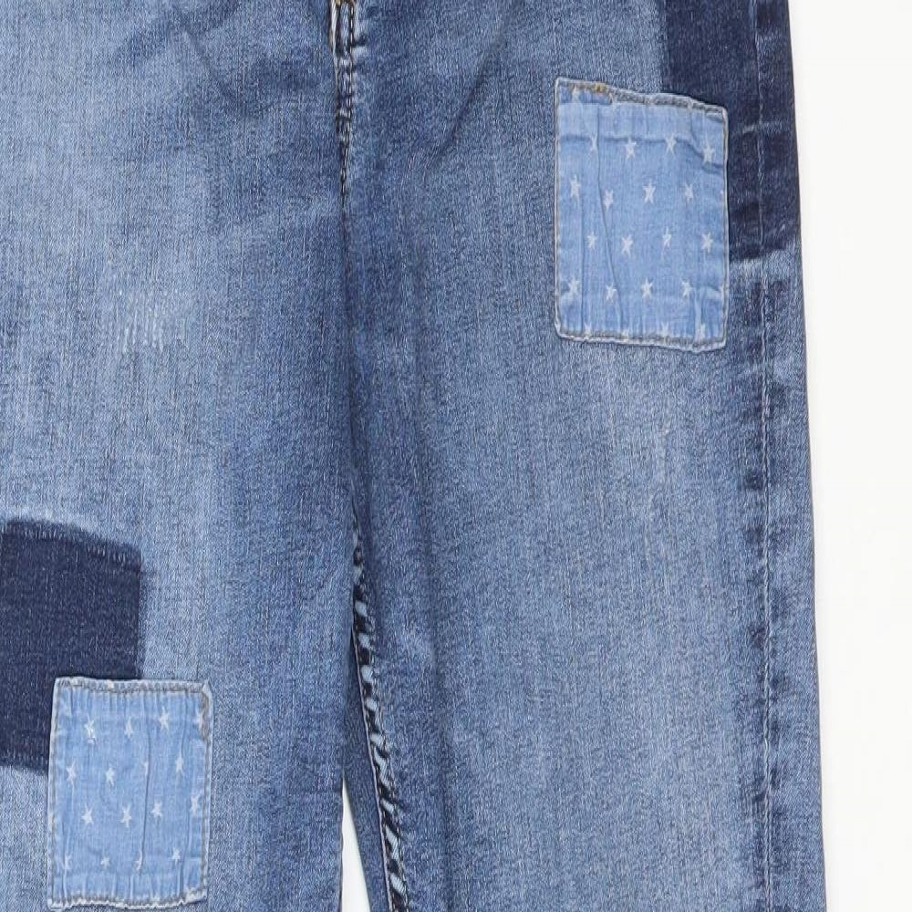 TU Womens Blue  Cotton Skinny Jeans Size 10 L29 in Regular
