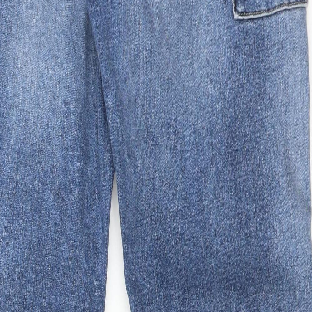 TU Womens Blue  Cotton Skinny Jeans Size 10 L29 in Regular