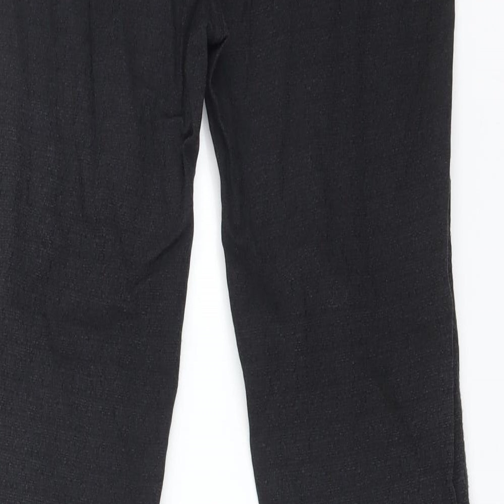 Preworn Womens Black  Cotton Jegging Trousers Size XL L28 in Regular