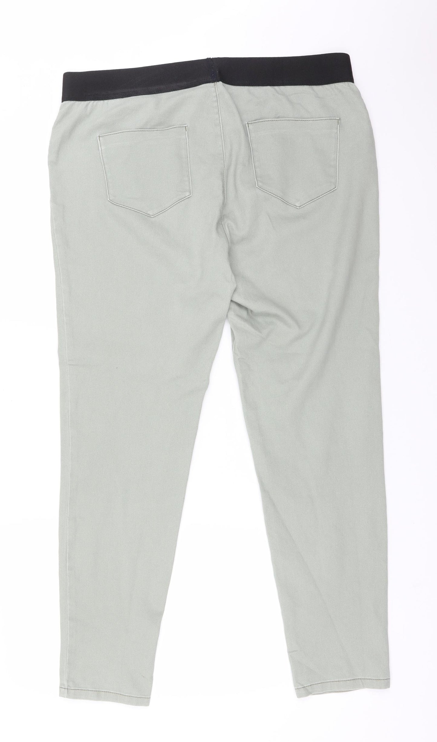 George Womens Green  Cotton Jegging Jeans Size 20 L28 in Regular
