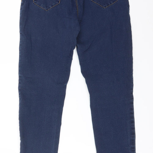 365 DENIM Womens Blue  Cotton Skinny Jeans Size 12 L27 in Regular