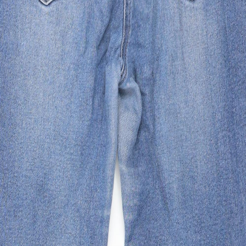 NEXT Womens Blue  Cotton Skinny Jeans Size 12 L28 in Regular
