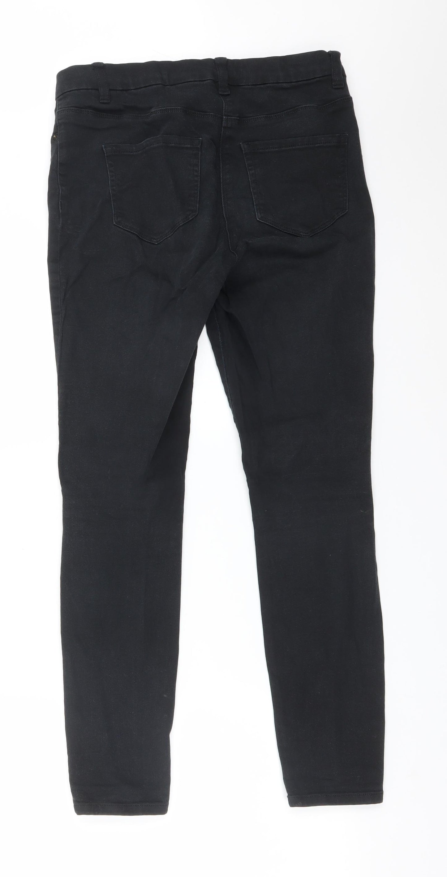 NEXT Womens Black  Cotton Jegging Jeans Size 12 L28 in Regular