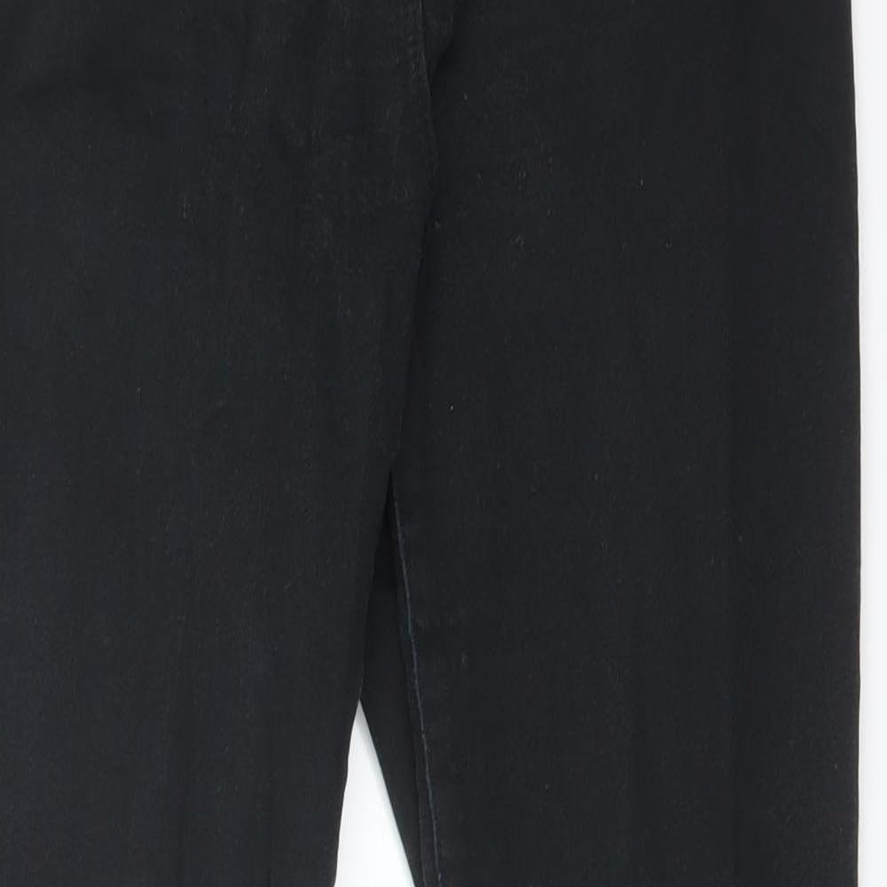 NEXT Womens Black  Cotton Jegging Jeans Size 12 L28 in Regular