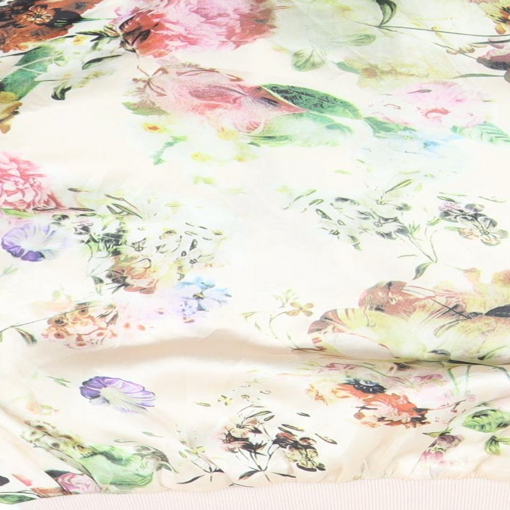New Look Womens Ivory Floral  Jacket  Size 8
