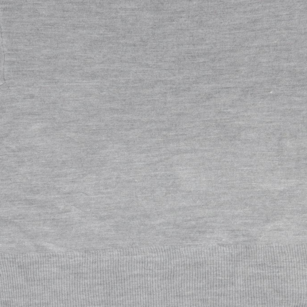Marks and Spencer Womens Grey High Neck   Pullover Jumper Size M