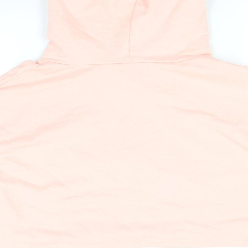 River Island Girls White  Cotton Pullover Hoodie Size 11-12 Years