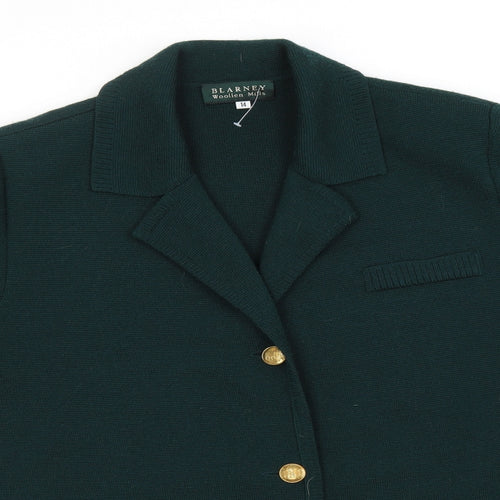 Blarney Womens Brown   Overcoat Coatigan Size 14