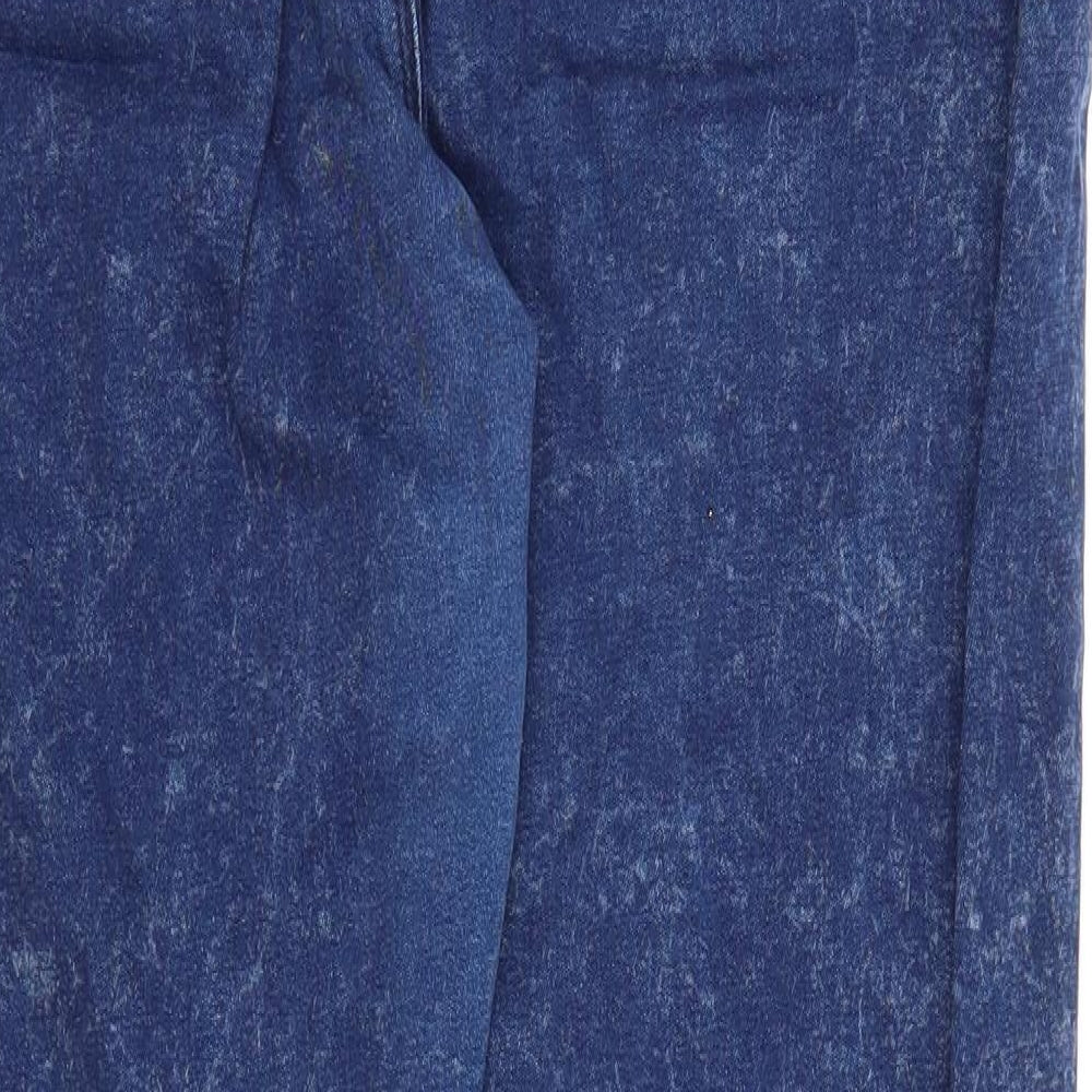 Preworn Womens Blue  Cotton Straight Jeans Size 20 L28 in Regular