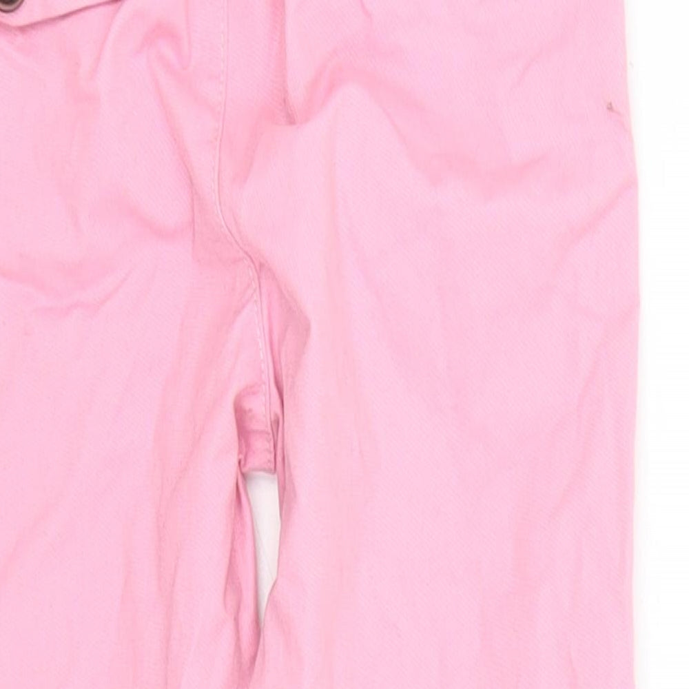NEXT Girls Pink  Cotton Cargo Trousers Size 2-3 Years  Regular