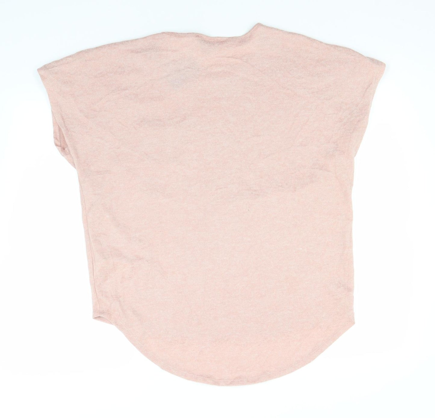 Primark Womens Grey  Polyester Basic T-Shirt Size 12 Round Neck