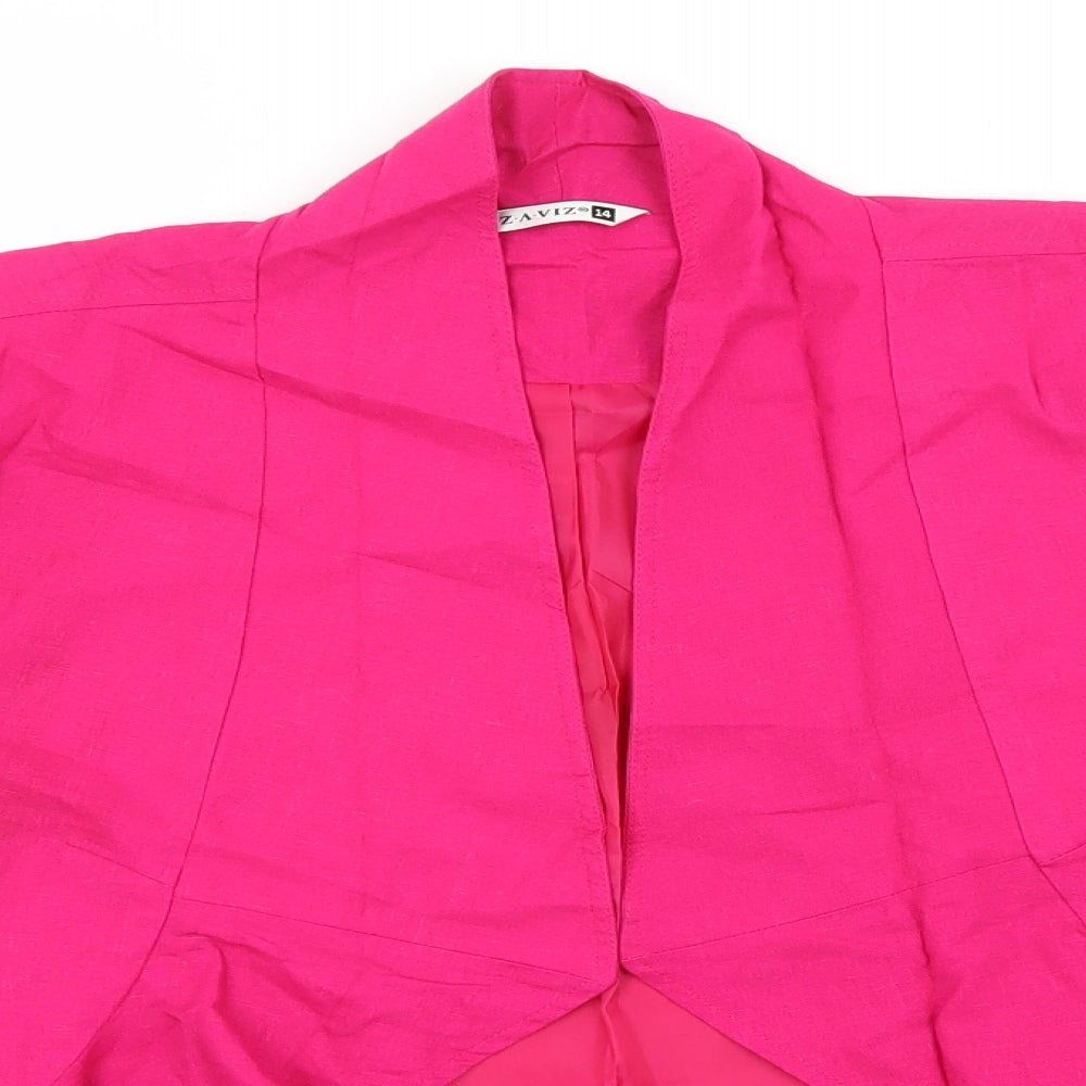 Viz A Viz Womens Pink   Jacket  Size 14