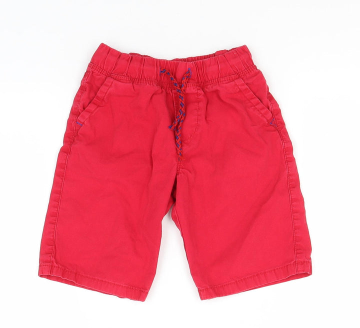 Rebel Girls Red Cargo Shorts Size 4-5 Years Regular