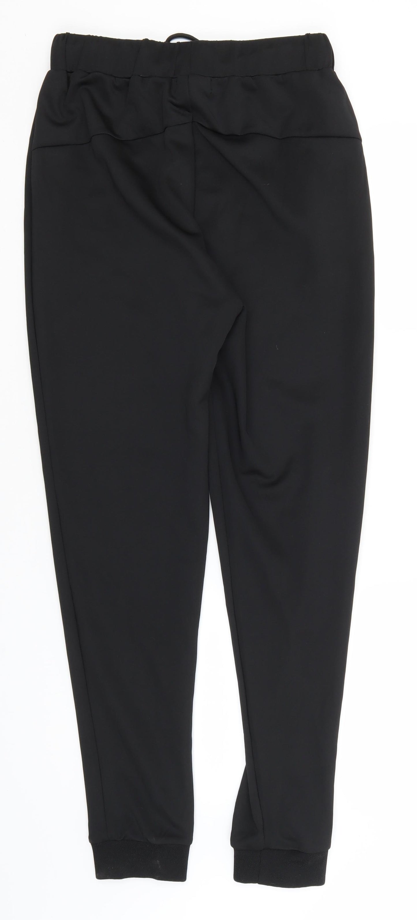 Boohoo Mens Black  Polyester Sweatpants Trousers Size M L30 in Regular
