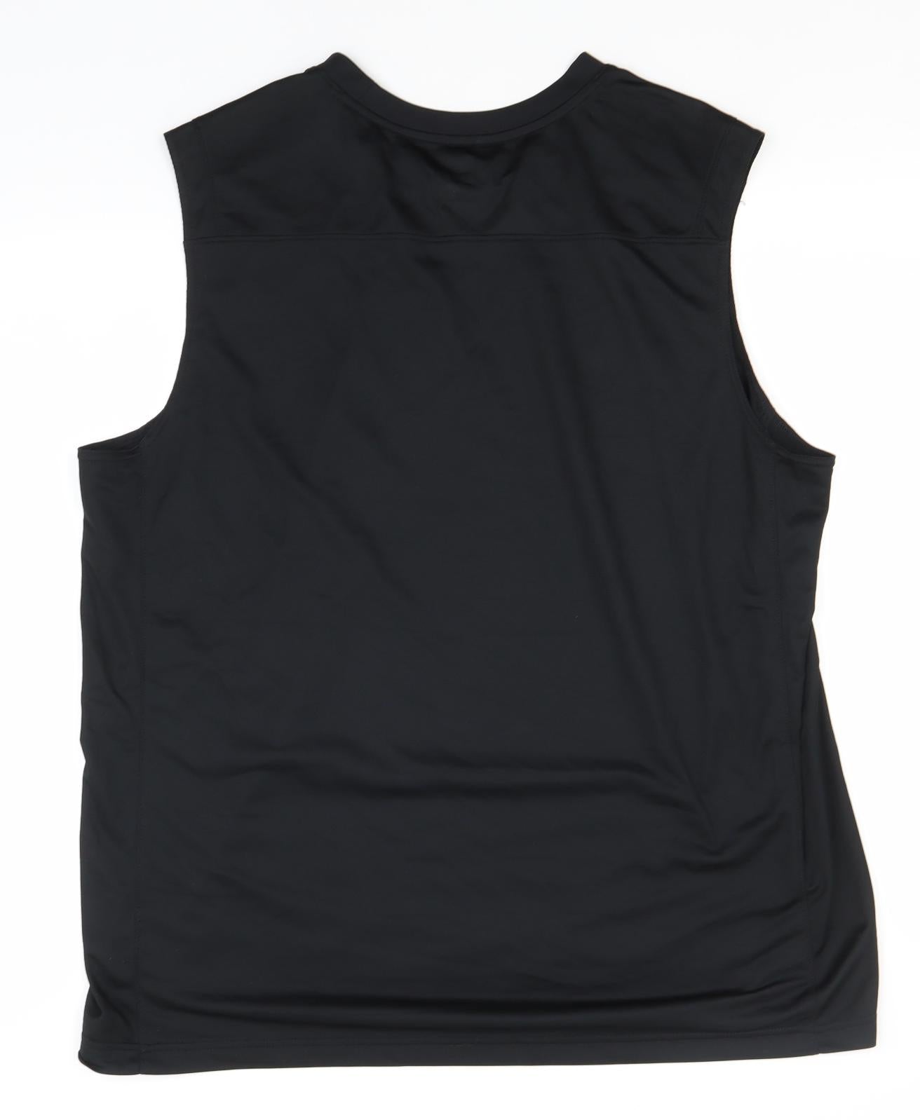 Nike Mens Black   Basic Tank Size XL Round Neck