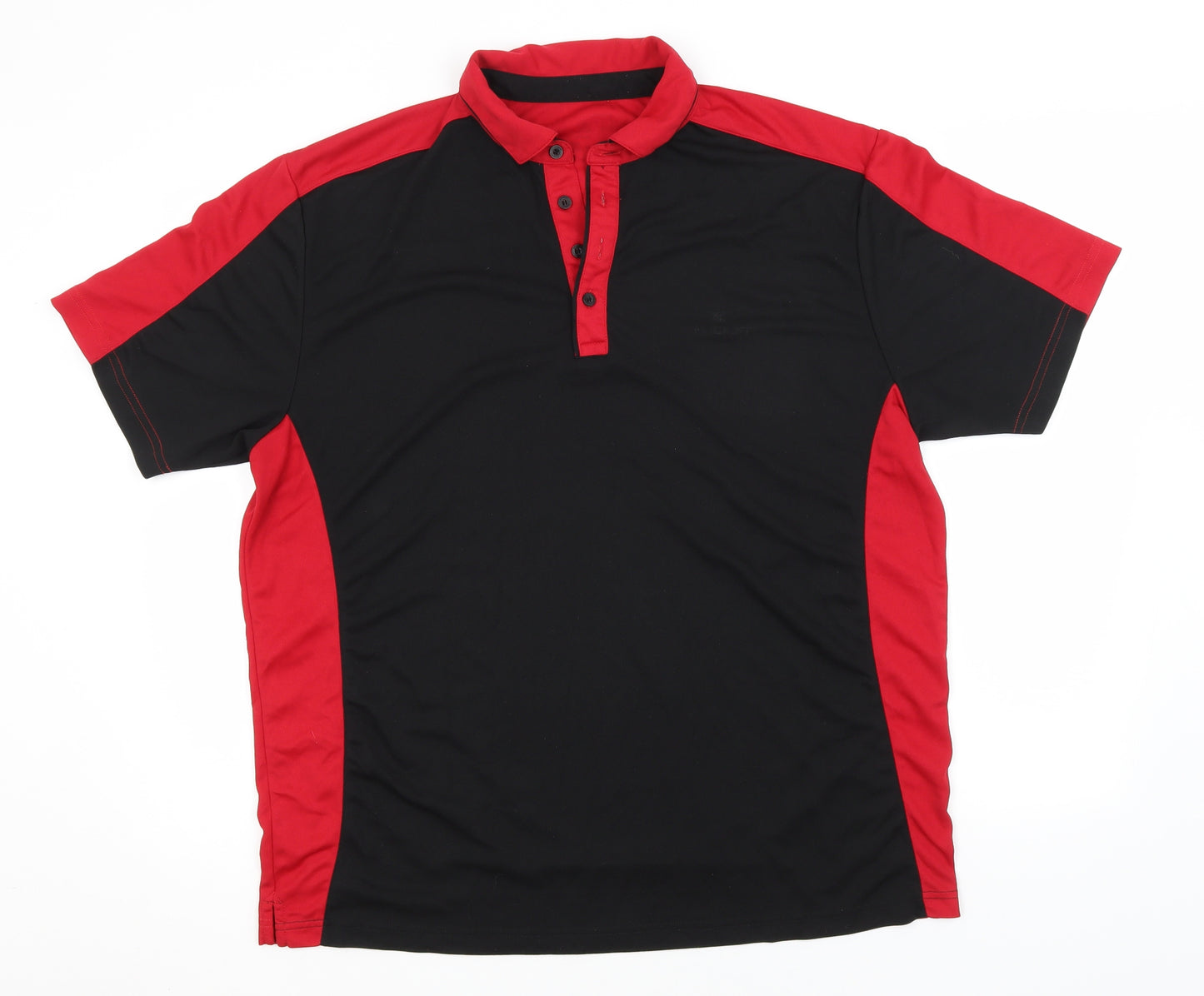 Stuburt Mens Black  Polyester  Polo Size XL Collared