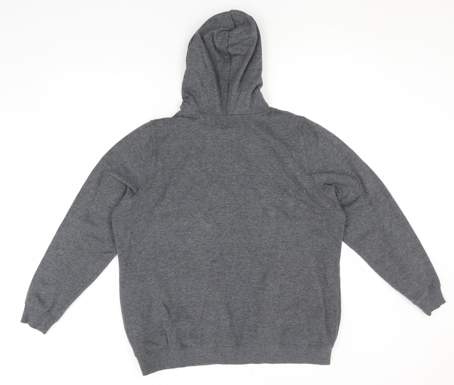 Avenue Womens Grey  Polyester Pullover Hoodie Size 18