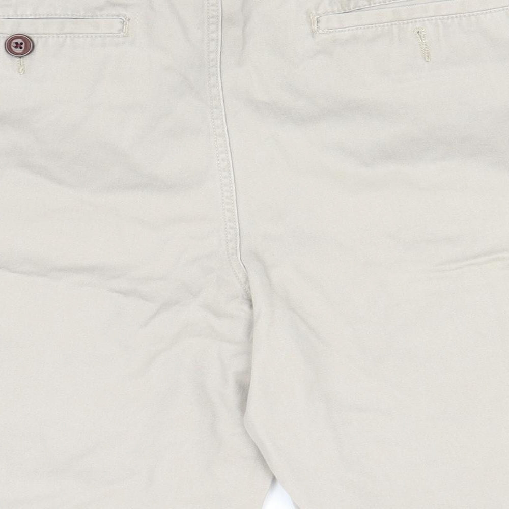 Cotton Traders Mens Beige  Cotton Cargo Shorts Size 36 L10 in Regular
